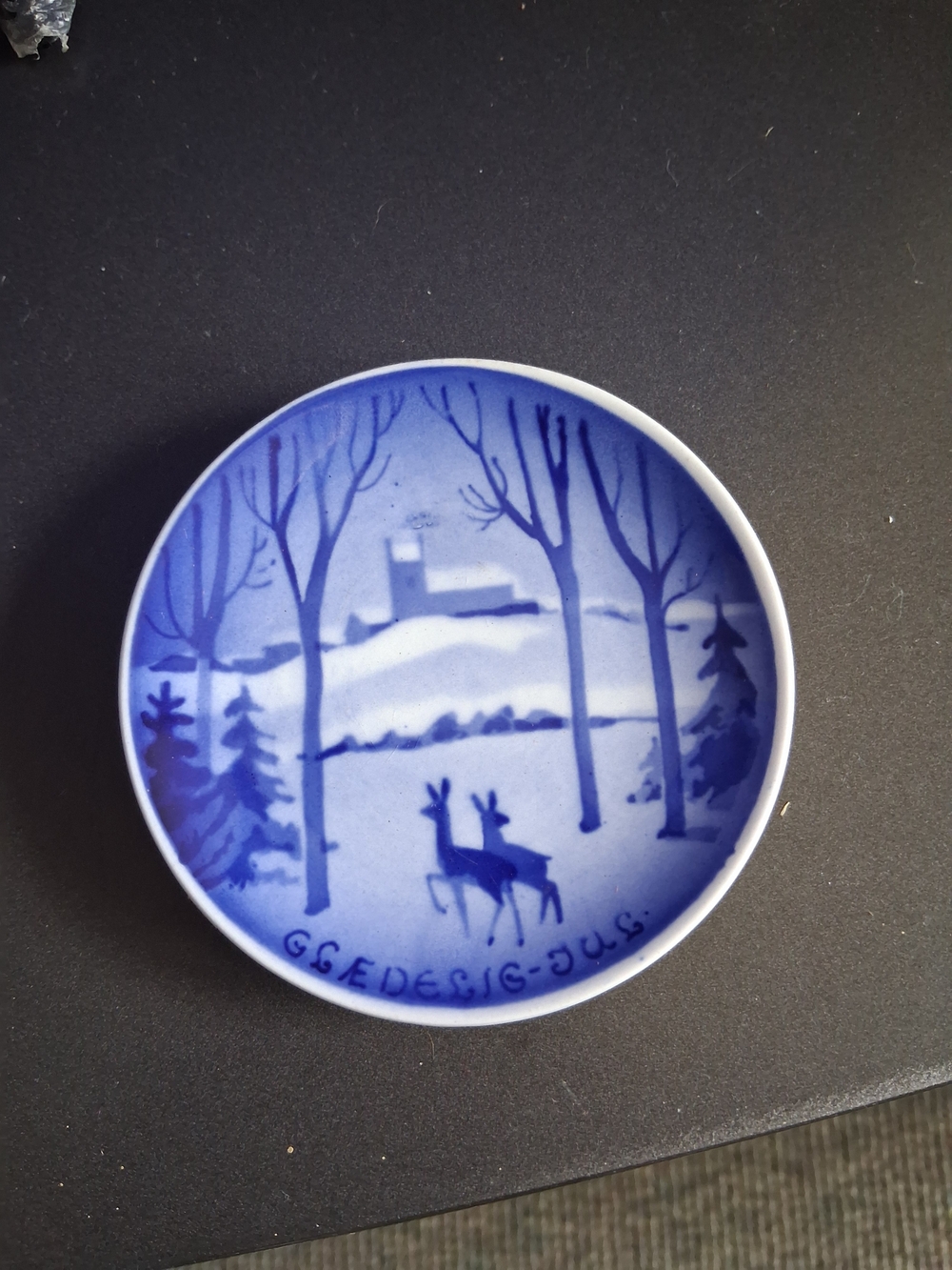 Blue Winter Mini Decorative Plate - GGedesig Style